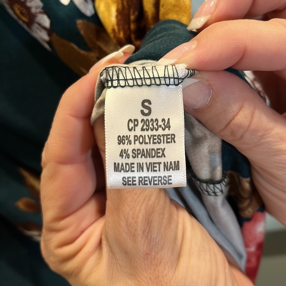 Cleo Floral Mini Dress Green Size Small - Picture 5 of 9